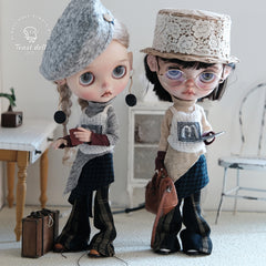 Handmade Outfit for Blythe/Obitsu, Mixed Japanese Style Clothes Set