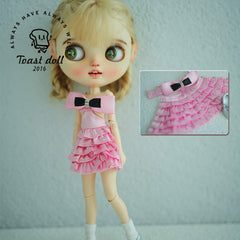Handmade Shoes for Blythe/Obitsu, Pink Dress