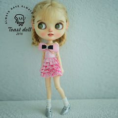 Handmade Shoes for Blythe/Obitsu, Pink Dress