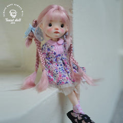 Handmade Outfit for Blythe/ Ob24/ Ob22/ Pullip, Floral Dress