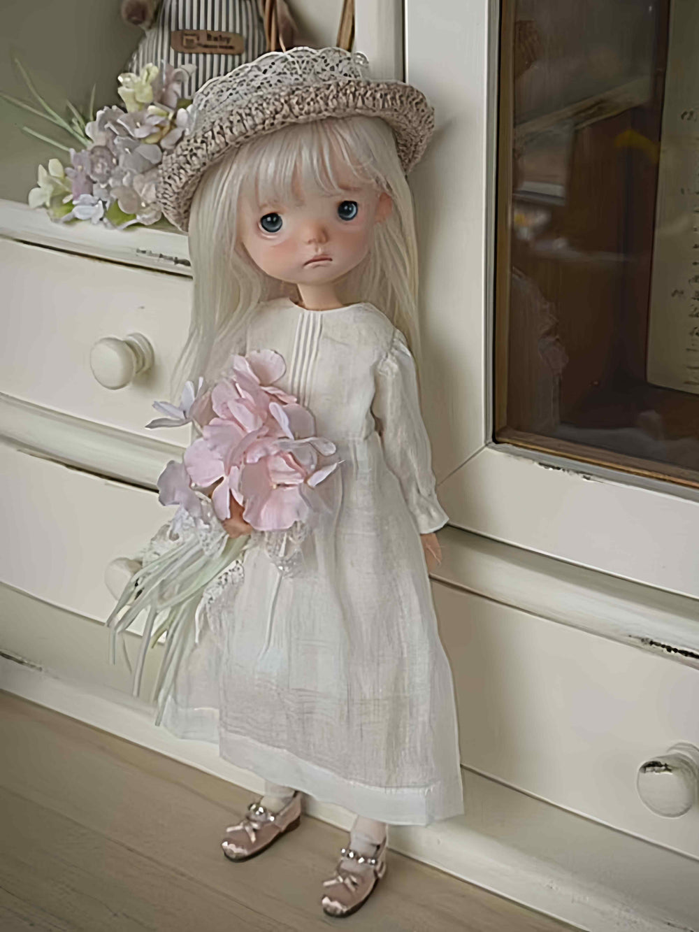 White Sheer Blythe 1/6 BJD Dress | ToastDoll