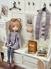 Grey Plaid Blythe 1/6 BJD Outfit | ToastDoll
