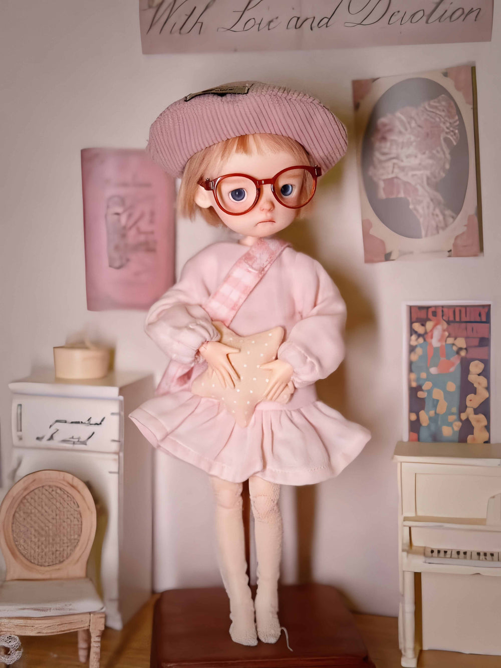 Cute Soft Beret 1/6 BJD Hat | ToastDoll