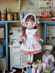 Sunny Lamb Blythe BJD Set On Doll Display | ToastDoll