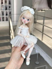 Off-Shoulder Tulle Blythe BJD Set | ToastDoll