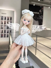 Off-Shoulder Tulle Blythe BJD Set - Handmade Doll Clothes - ToastDoll