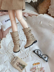 Vintage Autumn Blythe BJD Boots - Handmade Doll Shoes - ToastDoll