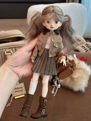 Vintage Autumn Blythe BJD Boots - Handmade Doll Shoes - ToastDoll