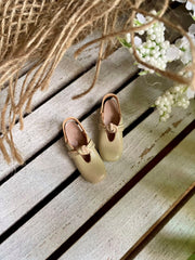 Simple Leather Knot Blythe Sandals - Handmade Doll Shoes - ToastDoll