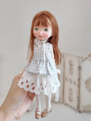 Fresh Plaid 1/6 BJD Outfit - Handmade Doll Clothes - ToastDoll