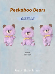 Girls Help Healing Bear Plushies - Handmade Companion - ToastDoll