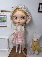 Pink Plaid Blythe Dress Set | ToastDoll