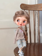 Mohair Short Blythe Wig - Handmade Doll Hair - ToastDoll
