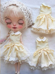 Macaron Blythe Dress Set - Handmade Doll Clothes - ToastDoll