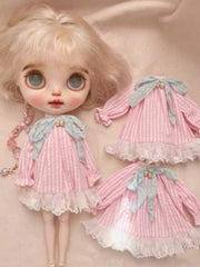 Lace A-Line Blythe 1/6 BJD Outfit - Handmade Doll Clothes - ToastDoll
