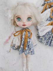 Lace A-Line Blythe 1/6 BJD Outfit - Handmade Doll Clothes - ToastDoll