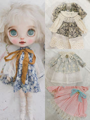 Lace A-Line Blythe 1/6 BJD Outfit - Handmade Doll Clothes - ToastDoll