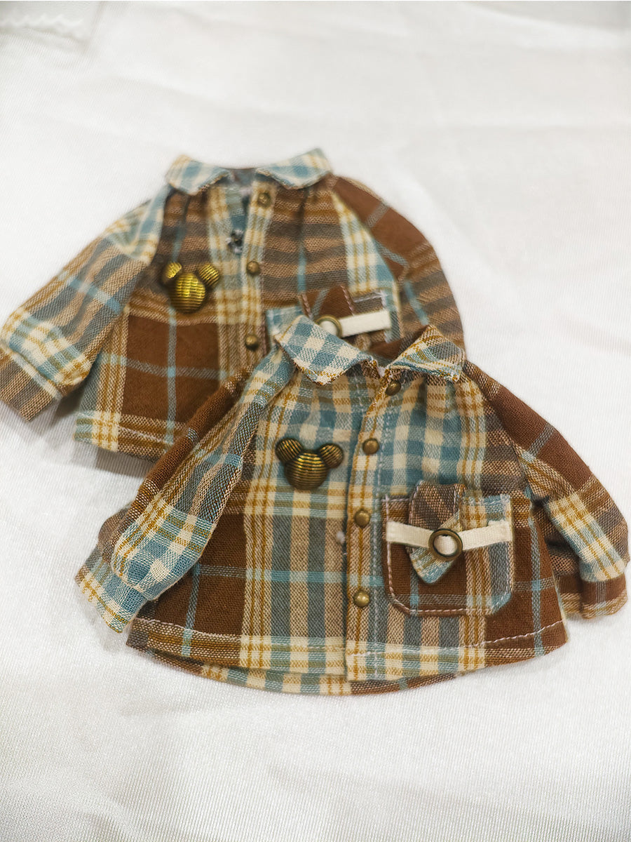 Brown Plaid Blythe Shirt | ToastDoll