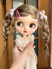 Handmade Blythe Wig, Twin Braids
