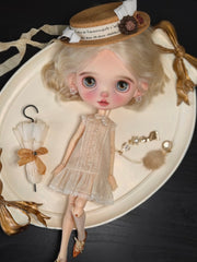 Pastoral Mesh Blythe 1/6 BJD Dress - Handmade Doll Clothes - ToastDoll