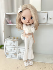 Flare Pants Blythe 1/6 BJD Set - Handmade Doll Clothes - ToastDoll