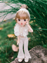 Flare Pants Blythe 1/6 BJD Set Front View | ToastDoll