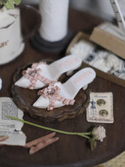 Handmade Shoes for Blythe/ Ob24/ Ob22, Pointed Toe High Heel Mules