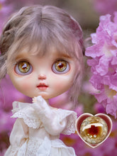 Handmade Blythe Eyechips, Golden-brown Tone, Toffee-hued