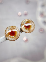 Handmade Blythe Eyechips, Golden-brown Tone, Toffee-hued