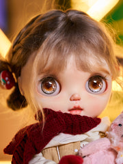 Handmade Blythe Eyechips, Golden-brown Tone, Chocolate