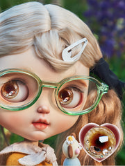 Handmade Blythe Eyechips, Golden-brown Tone, Caramel