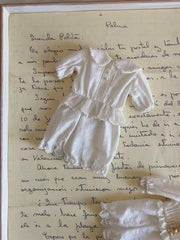 White Lace Trim Blythe BJD Dress - Handmade Doll Clothes - ToastDoll