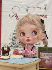Noelle Custom Blythe OOAK - Holiday Vibe Doll - ToastDoll