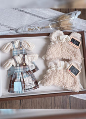 Mori Bear Blythe Set Flat Lay | ToastDoll