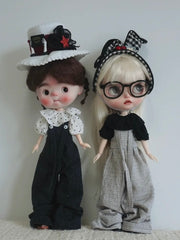 Simple Overalls Blythe 1/6 BJD Outfit | ToastDoll