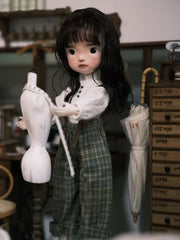 OOAK Custom 1/6 BJD Doll For Adoption, Demure Girl