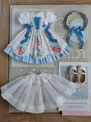 Floral Dress Blythe Set Flat Lay Detail | ToastDoll