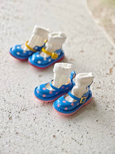 Blue Polka Dot Blythe Handmade Shoes | ToastDoll
