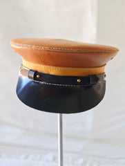 Handmade Blythe/BJD Hat, Leather Captain Hat