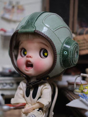 Handmade Blythe/BJD Hat,Leather Aviator Hat