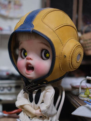 Handmade Blythe/BJD Hat,Leather Aviator Hat