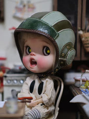 Handmade Blythe/BJD Hat, Leather Aviator Hat