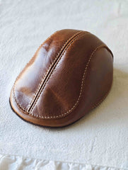 Handmade Blythe/BJD Hat, Leather Flat Cap