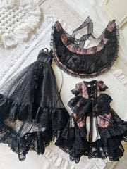 Handmade Outfit for Blythe/Obitsu, Multi-Layered Lace Dress Set