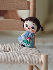 Mini Pixie Tot Plushies - Handmade Doll Companion - ToastDoll