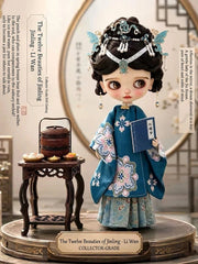 Orchid Elegance Hanfu Blythe Outfit - Handmade Doll Clothes - ToastDoll