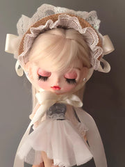 Bonnet Blythe 1/3 BJD Hat Front View | ToastDoll