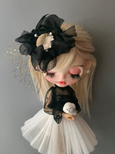 Handmade Blythe/BJD Hair Clips, Black Bow