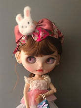 Handmade Blythe/BJD Headband, Cute Bunny Bow Headband