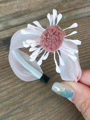 Pink Flower 1/6 BJD Headband Detail | ToastDoll